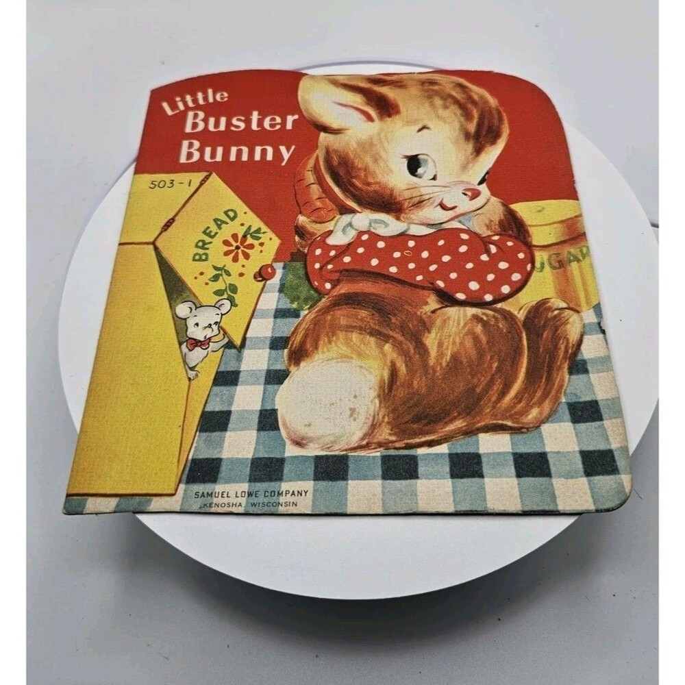 1949 Little Buster Bunny  Samuel Lowe 503-1 VINTAGE CHILDRENS BOOK